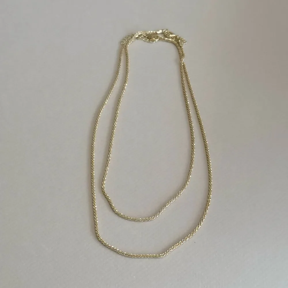 Elegant Gold Chain Necklace #1487